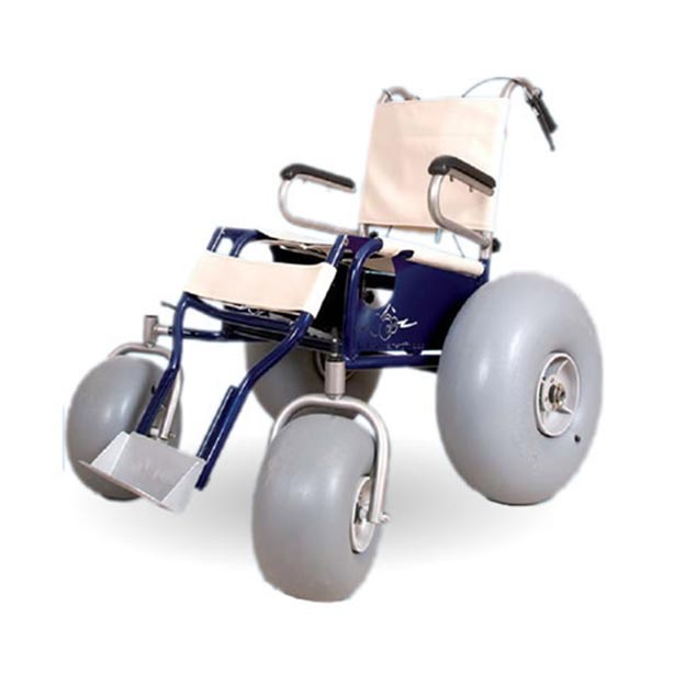 All Terrain Wheelchair with heavy duty wheels